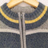 INTRONA ボーダー柄ハーフジップニット メンズ JPN:XXL