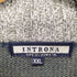 INTRONA ボーダー柄ハーフジップニット メンズ JPN:XXL