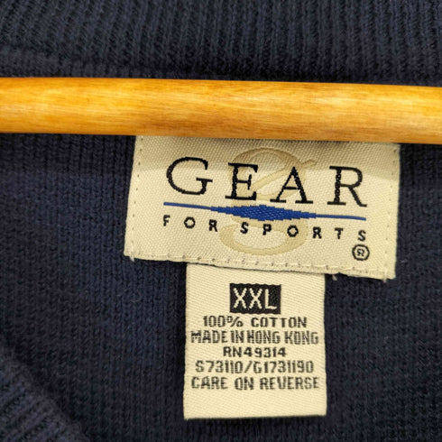 ギアフォースポーツ GEAR FOR SPORTS ロゴ刺繍ニットベスト メンズ JPN:XXL
