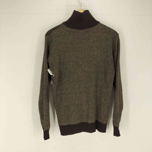 MING DI エルボーパッチハーフジップニット メンズ JPN:XL