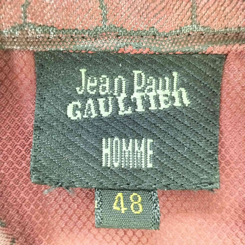 ジャンポールゴルチエオム Jean Paul GAULTIER HOMME パイソンドレスシャツ メンズ JPN:48