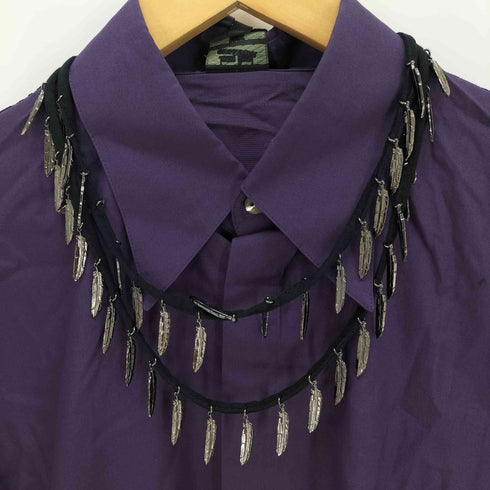ジャンポールゴルチエオム Jean Paul GAULTIER HOMME フェザーネックレス付き ドレスシャツ メンズ JPN:48
