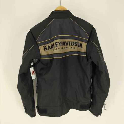 ハーレーダビッドソン HARLEY-DAVIDSON 15AW JKT-FOW PIT ZIP ロゴ 刺繍 ライディングジャケット メンズ import:S
