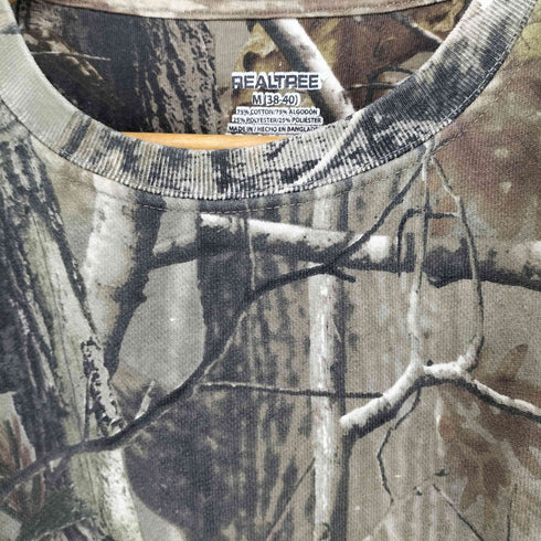 REALTREE リアルツリー柄クルーネックスウェット メンズ JPN:M