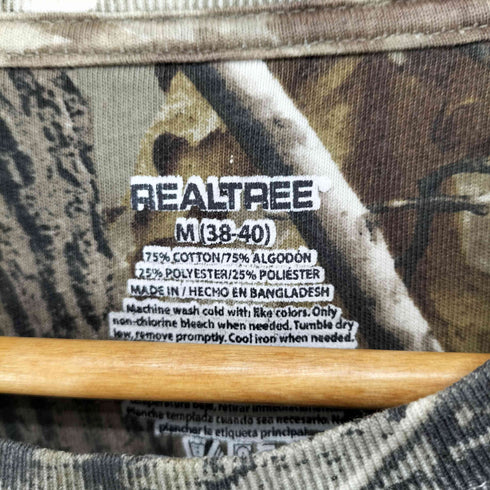REALTREE リアルツリー柄クルーネックスウェット メンズ JPN:M