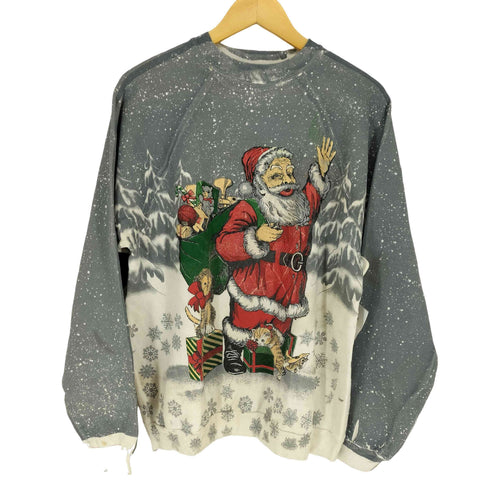 CLASSIC COTTON ARMOR クリスマスデザインクルーネックスウェット メンズ JPN:L