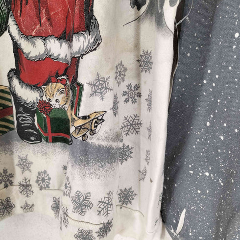 CLASSIC COTTON ARMOR クリスマスデザインクルーネックスウェット メンズ JPN:L