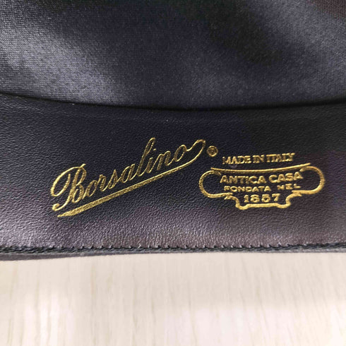 ボルサリーノ Borsalino イタリア製 中折れウールハット メンズ
