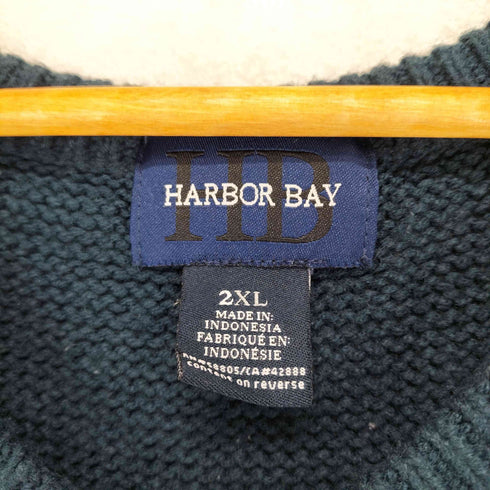 ハーバーベイ HARBOR BAY ケーブルニットベスト メンズ 2XL