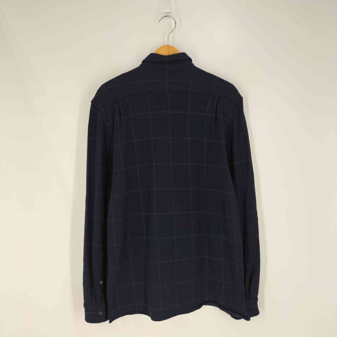 ポロバイラルフローレン Polo by RALPH LAUREN ノーポニー ウール ブロックチェック シャツ メンズ import:M
