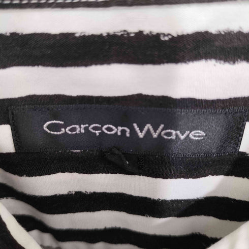 GARCON WAVE ストライプ 長袖シャツ メンズ 3