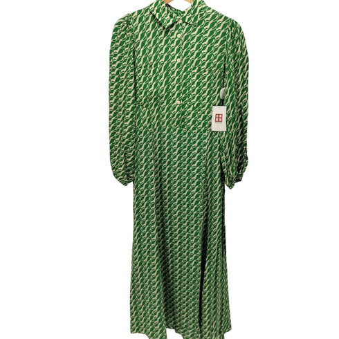 ザラ ZARA PRINTED MIDI DRESS レディース import:XS