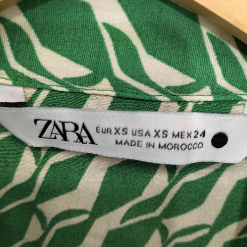 ザラ ZARA PRINTED MIDI DRESS レディース import:XS