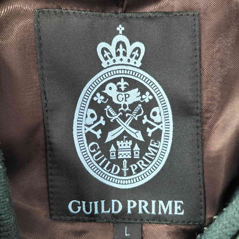 ギルドプライム GUILD PRIME ラムレザージャケット ダブルジップ メンズ