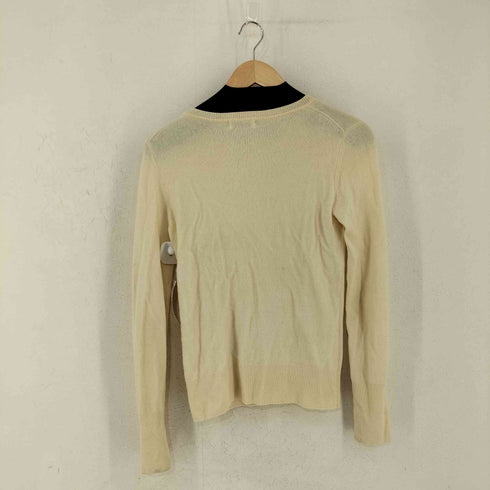バーニーズニューヨーク BARNEYS NEWYORK カシミヤ100 クルーネックセーター ニット レディース JPN:38