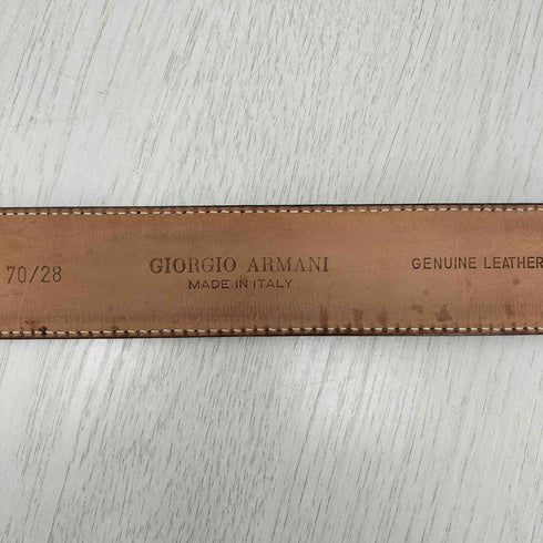 ジョルジオアルマーニ Giorgio Armani イタリア製 レザーベルト レディース 70/28