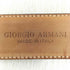 ジョルジオアルマーニ Giorgio Armani イタリア製 レザーベルト レディース 70/28