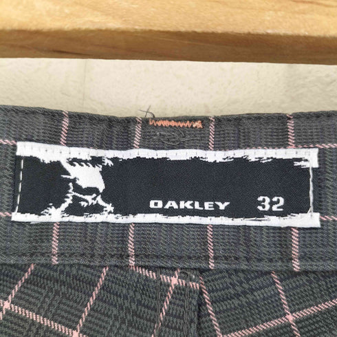 オークリー OAKLEY Skull Further グレンチェック ストレッチハーフパンツ ゴルフ メンズ 32