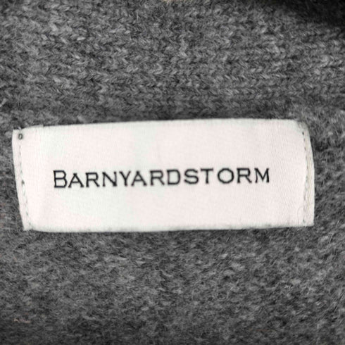 バンヤードストーム BARNYARDSTORM カシミヤ混 ウール ミドルゲージカーデ レディース FREE