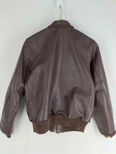 J.A.DUBOW TYPE A-2 フライトカウレザーフライトジャケット メンズ US:34