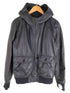 ヒステリックグラマー HYSTERIC GLAMOUR Y2K ジップアップ ピックレザー フーデットブルゾン メンズ import:L