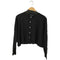 ミズイロインド mizuiro ind CREWNECK SHORT CARDIGAN レディース