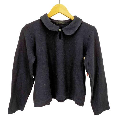 トリココムデギャルソン tricot COMME des GARCONS AD2001 丸襟L/Sウールニット レディース