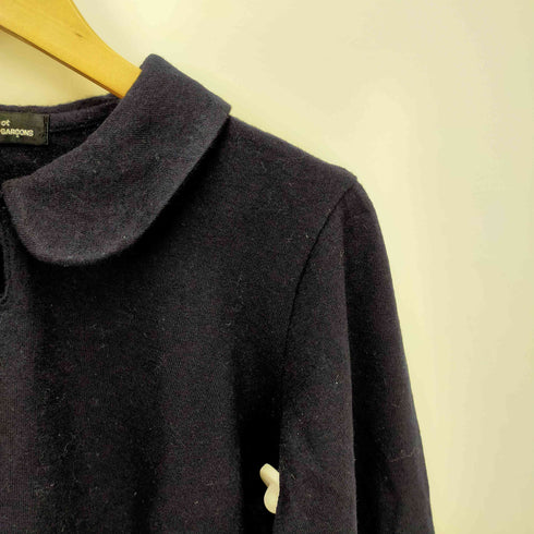 トリココムデギャルソン tricot COMME des GARCONS AD2001 丸襟L/Sウールニット レディース