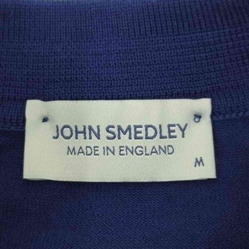 ジョンスメドレー JOHN SMEDLEY 長袖コットンニットポロシャツ メンズ import:M