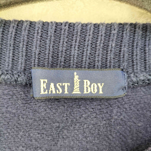 イーストボーイ EAST BOY フロントプリント ケーブルニットドッキング リメイクデザインスウェット CHICAGO レディース FREE