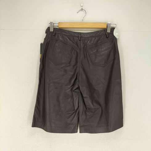 ラムレザーハーフパンツ レディース 9