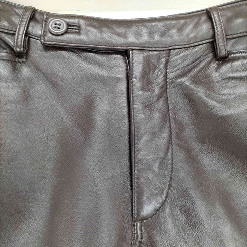 ラムレザーハーフパンツ レディース 9