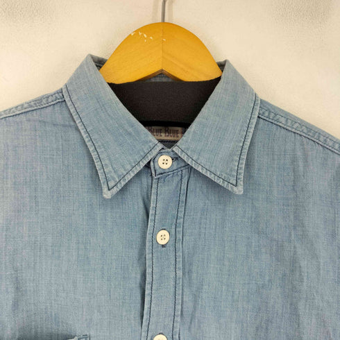 ブルーブルー BLUE BLUE 90S S/S シャンブレーシャツ メンズ