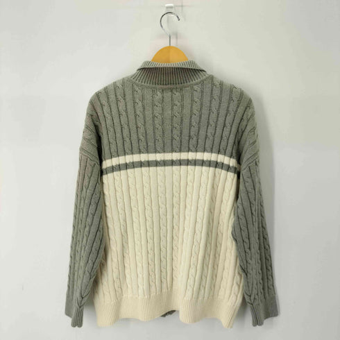SENCELA ケーブルニットジップアップブルゾン レディース import:S