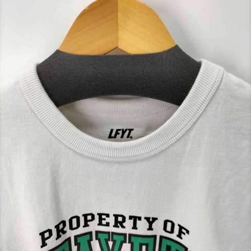 エルエフワイティー LFYT BIG SILHOUETTE LAFAYETTE PROPERTY COLLEGE TEE 半袖Tシャツ メンズ JPN:L