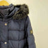 ローレンラルフローレン LAUREN RALPH LAUREN ロゴパッチ フェイクファーフーデットダウンコート レディース JPN:M