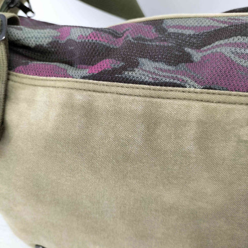 ポーター PORTER UNSEAKY メッシュ切替ショルダーバッグ 迷彩 バナナバッグ メンズ