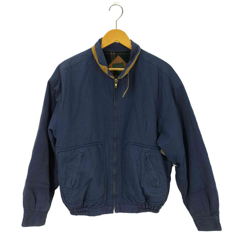 basic clothing 裏地チェック柄 ジップアップブルゾンジャケット メンズ JPN:M