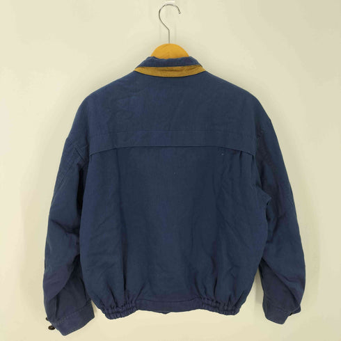 basic clothing 裏地チェック柄 ジップアップブルゾンジャケット メンズ JPN:M