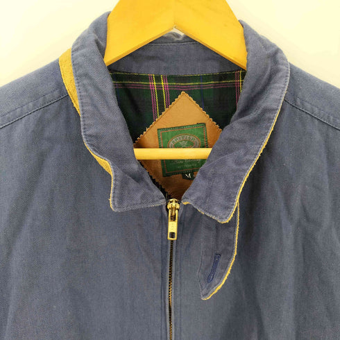 basic clothing 裏地チェック柄 ジップアップブルゾンジャケット メンズ JPN:M