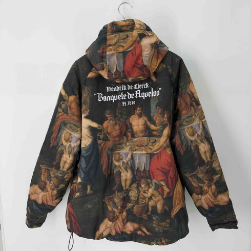 エルエフワイティー LFYT PRADO MUSEUM BANQUETE DE AQUELOO PUFFER JACKET パフジャケット 絵画 ダウンジャケット メンズ JPN:XL
