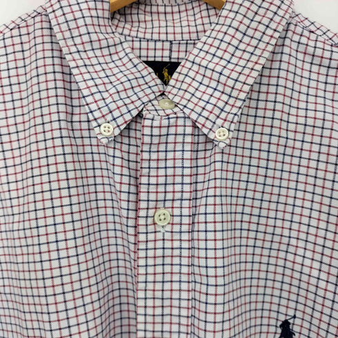 ラルフローレン RALPH LAUREN CUSTOM FIT ポニー刺繍 チェック B.D L/S シャツ メンズ L/G