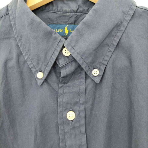 ラルフローレン RALPH LAUREN FEATHER WEIGHT TWILL ポニー刺繍 B.D L/S シャツ メンズ L/G