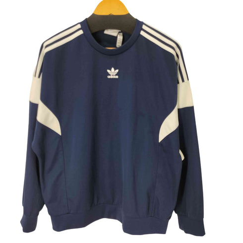 アディダスオリジナルス adidas Originals アディカラー クラシックス カットライン クルーネックスウェット トレフォイルロゴ メンズ JPN:L