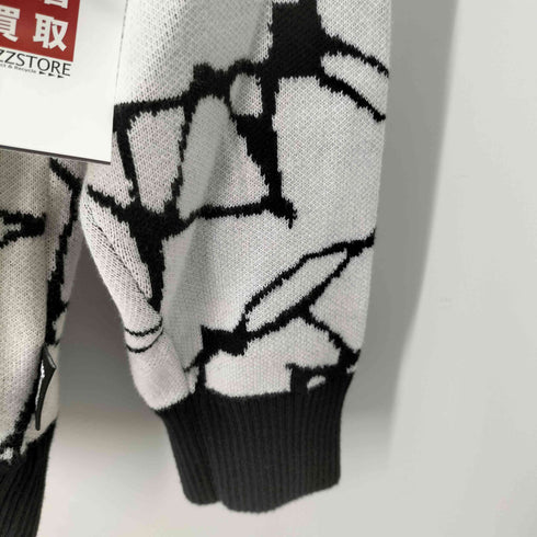サプライヤー SUPPLIER CRACK KNIT スパイダー柄 クルーネックニット メンズ JPN:L