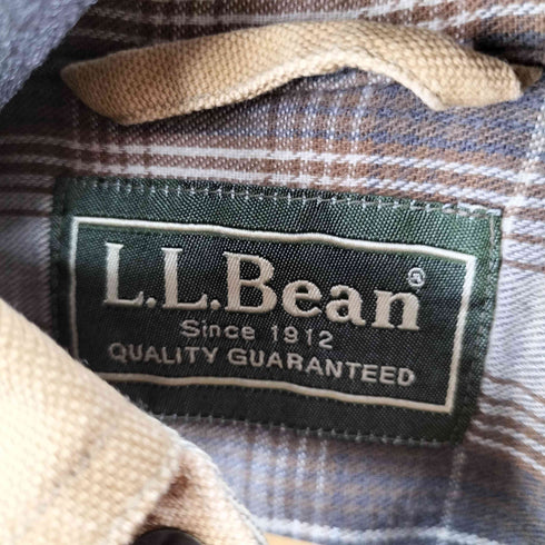 エルエルビーン L.L.Bean 90S 裏地チェック コットンワークジャケット ダック地 メンズ JPN:M