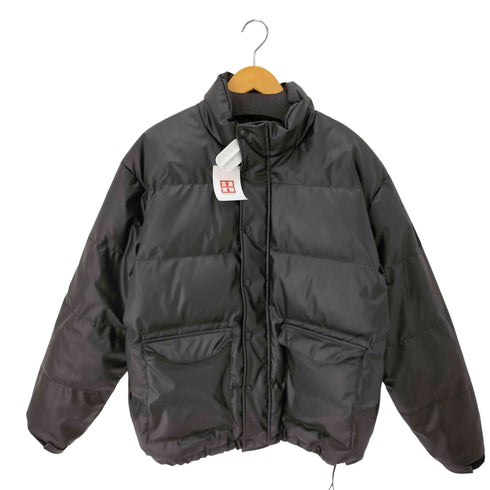 ヘルレイザー HELLRAZOR FAUX LEATHER DOWN JACKET フェイクレザーダウンジャケット メンズ JPN:L