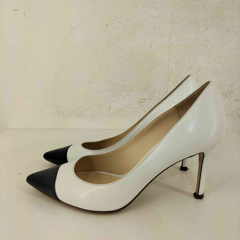 ファビオルスコーニ FABIO RUSCONI MADE IN ITALY バイカラー ポインテッドトゥパンプス VERO CUOIO レディース EUR:36