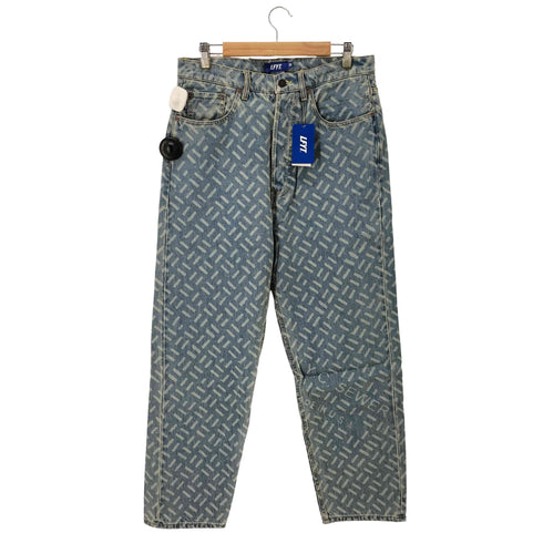 エルエフワイティー LFYT LASER PROCESSED 5 POCKET WASHED DENIM PANTS BAGGIE FIT 5ポケットバギーデニム メンズ 32