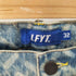 エルエフワイティー LFYT LASER PROCESSED 5 POCKET WASHED DENIM PANTS BAGGIE FIT 5ポケットバギーデニム メンズ 32